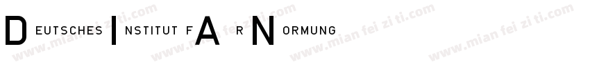 Deutsches Institut für Normung字体转换